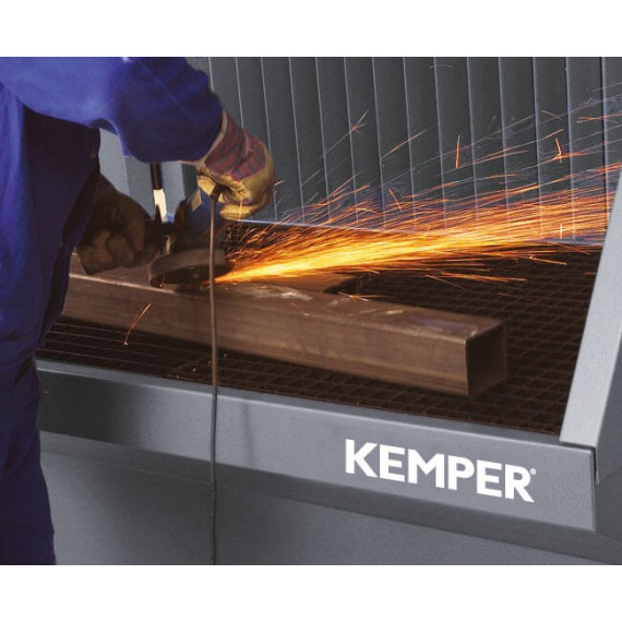 Robust grinding table with aspiration on the wall 998200004