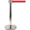 Extendable separator post with red tape SEKURECO