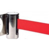 Supporto a parete in acciaio inossidabile con nastro rosso SEKURECO