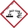 Signe de produits chimiques corrosifs SECURECO (2 tailles)