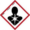 Signo de segurança Produto químico perigoso para aspirar
