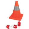 Cone Dobrável Com Luz fixa e intermitente 420mm.