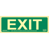 Luminescent Exit evacuation sign 150X420 SEKURECO