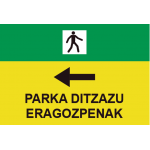 Sinais de frascos PVC Basque Rogues Apresent Pratos Izq