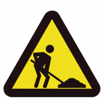 Señales Viales PVC Atención Obras