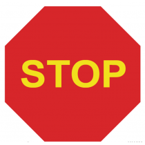 Signaux routiers STOP PVC