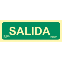 Señales De Evacuacion Luminiscentes Gran Formato Salida