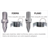 Furadeira térmica para bucha com colar 3060104