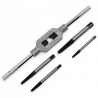 Adjustable tap wrench DIN1814