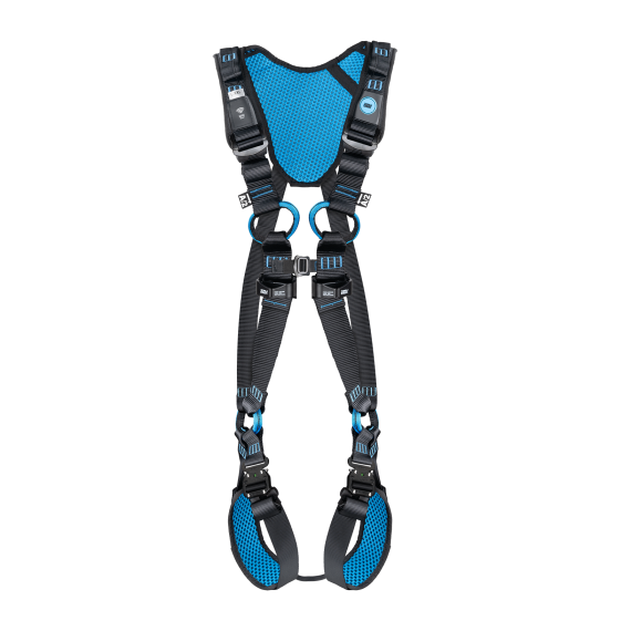 Harness with anchor point and adjustable straps IRUDEK Wind Blue 1
