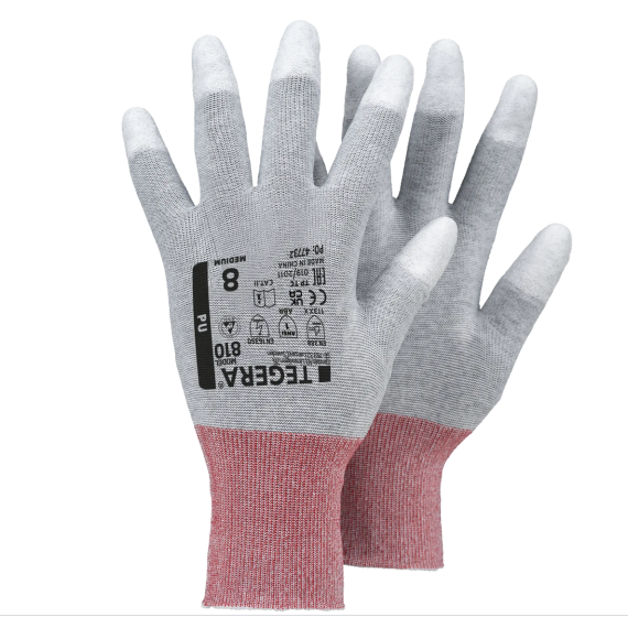 Guantes sintéticos con protección ESD galga 15 TEGERA 810 (12 pares)
