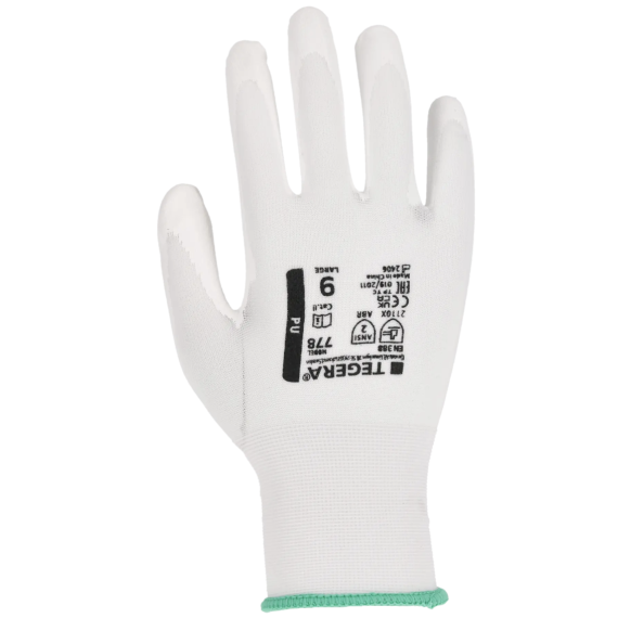 Gloves for precision work PU coating TEGERA 778 (6 pairs)