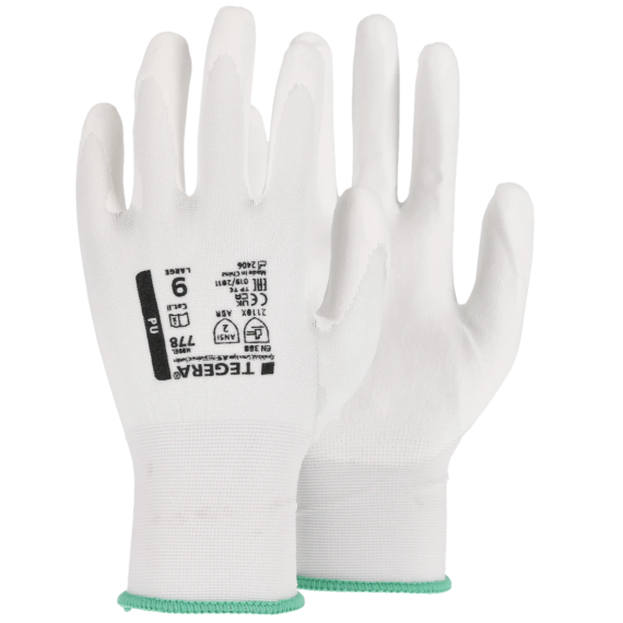 Gloves for precision work PU coating TEGERA 778 (6 pairs)