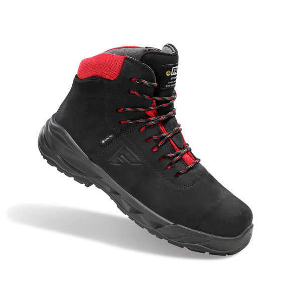 Stivale di sicurezza FAL CRONOS TOP GTX700 GORE-TEX in pelle nubuck per uso professionale S3+SRC+CI+WR EN 20345