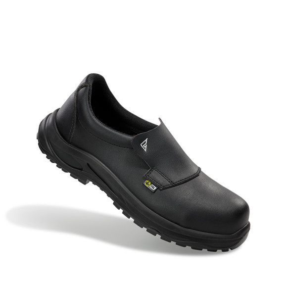 Zapato seguridad hidrofugado con puntera de composite S2+SRC+CI EN 20345 FAL IR40 LEVANTE NEGRO