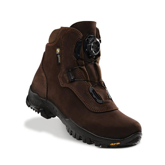 Botas de trabalho GORE-TEX com fecho boq corta-vento HI+CI+WRU EN 20347 Fal FLORESTAL NOBUCK GTR900BOA