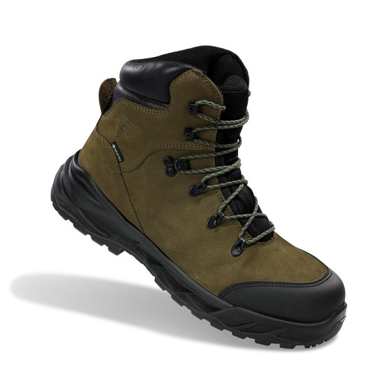 Bota de seguridad de piel serraje hidrofugada O7S+CI+SC+SR+FO+LG hidrofugada GTR200SPL FAL
