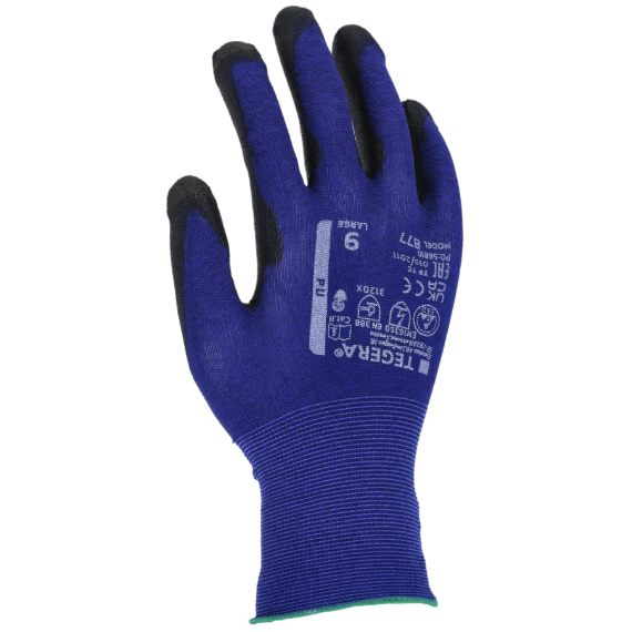 Superfeiner und flexibler ESD-Handschuh mit beschichtetem Handflächen TEGERA 877