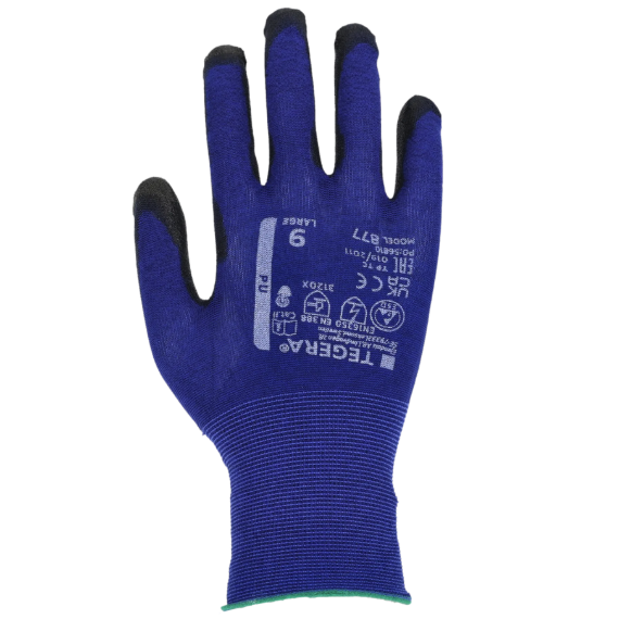 Superfine and flexible ESD glove with coated palm TEGERA 877