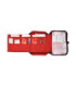Trousse de Secours en Nylon pour Logements Touristiques Couleur Rouge