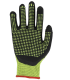 High visibility knitted glove for precision work TEGERA 8821