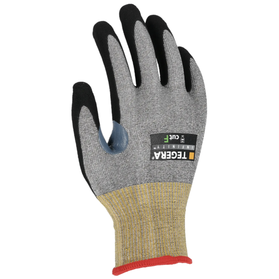 Luvas finas de nitrilo com revestimento de corte F TEGERA INFINITY 8815R