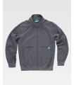 Chaqueta de cuello alto en tejido de microfibra elástico bidireccional B9135 WORKTEAM