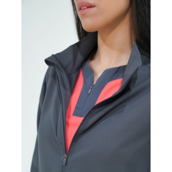 Chaqueta de mujer en tejido de microfibra elástico bidireccional B9136 WORKTEAM