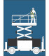 Kit piattaforma elevatrice, manutenzione industriale "comfort" KRATOS SAFETY