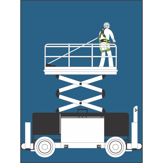 Kit plateforme élévatrice, maintenance industrielle "confort" KRATOS SAFETY