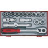 Jogo de chaves de soquete 6 pontos TT1218 TENGTOOLS