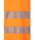 Fluorescent cotton short sleeve polo Reflatex RS with reflective strips Series 305522 VELILLA