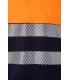 Polo en coton bicolore haute visibilité à manches courtes Reflatex RS Série 305523 VELILLA