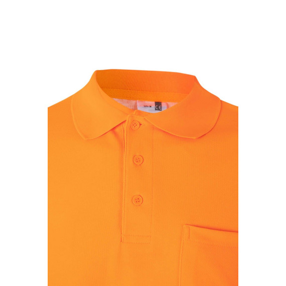 Polo de algodón de alta visibilidad de manga larga Reflatex RS Serie 305524 VELILLA