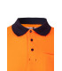 Polo de algodão bicolor de manga longa Reflatex RS de alta visibilidade Série 305525 VELILLA