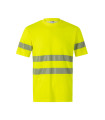 Fluoreszierendes Baumwoll-T-Shirt mit kurzen Ärmeln Reflatex RS Serie 305508 VELILLA