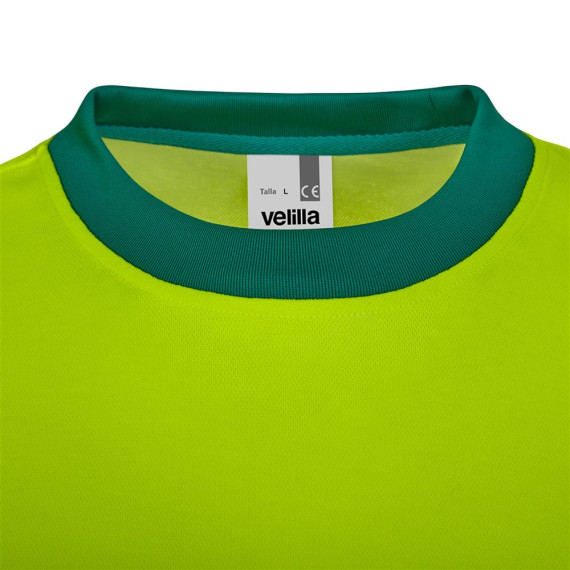 Bicolor Baumwoll-T-Shirt RCS M Velilla 305619