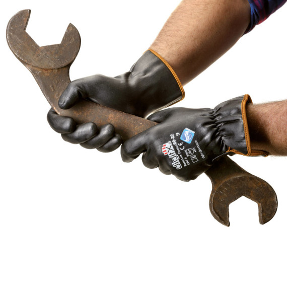 Guanto sintetico impermeabile in schiuma di nitrile Digitx Racerlux (12 paia)