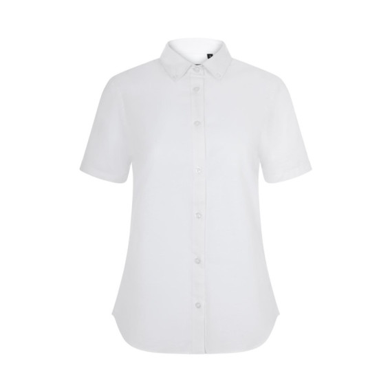 Camisa oxford stretch manga corta mujer VELILLA 405025S