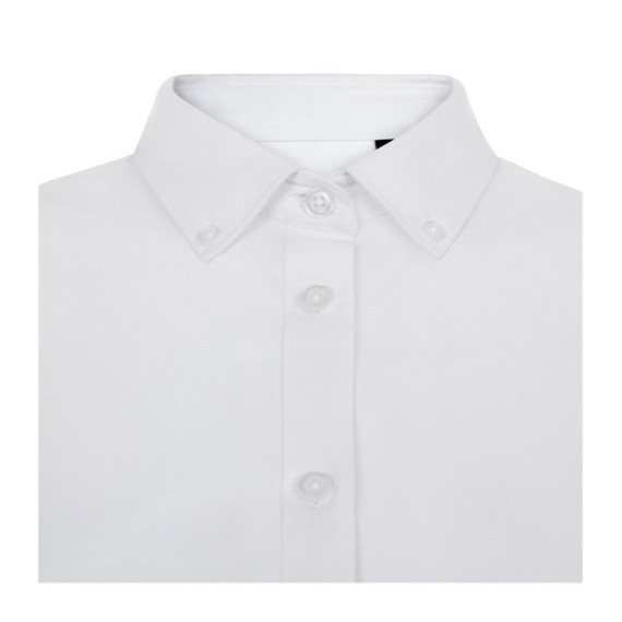 Camisa oxford stretch manga corta mujer VELILLA 405025S