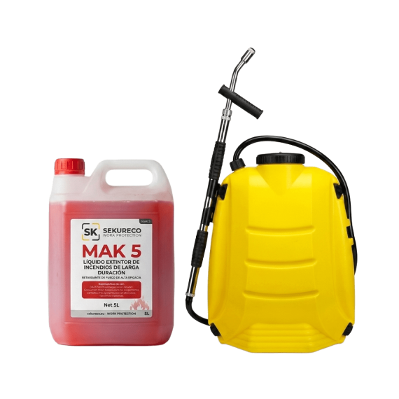 Pack de mochila extintor forestal y retardante de incendios forestales MAK5