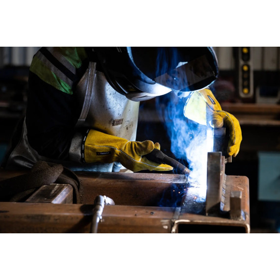 Schweißhandschuhe gegen Hitze mit elastischen Bündchen TEGERA WELDING 19
