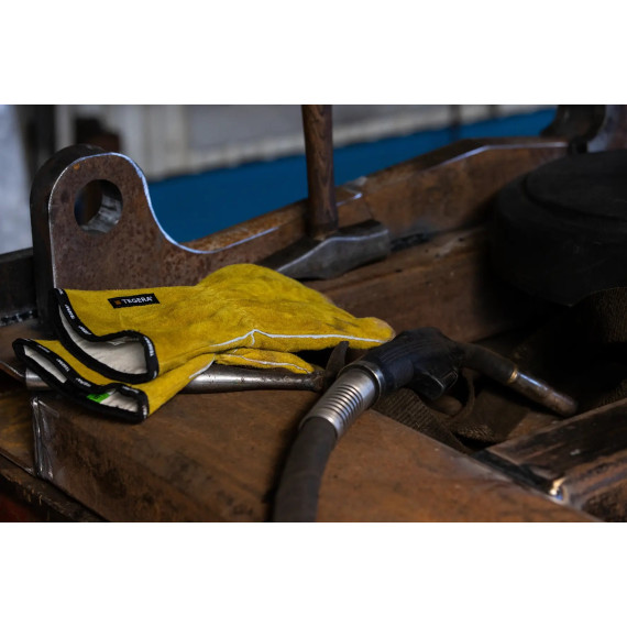 Guantes de soldador contra el calor con puños elásticos TEGERA WELDING 19