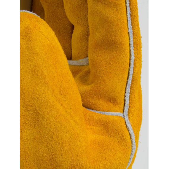 Heat-resistant welding gloves with elastic cuffs TEGERA WELDING 19