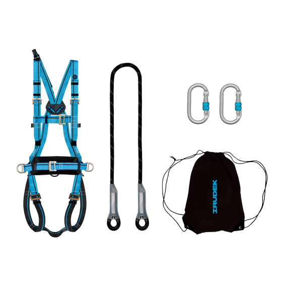 Kit de système de retenue avec harnais light plus 4 ajustable IRUDEK Teide Light