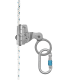 Sliding anti-fall kit with Ø14mm rope IRUDEK Ergostop (various sizes)