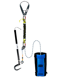 Kit de resgate para quedas com descensor D4 IRUDEK RK2 Kit de resgate