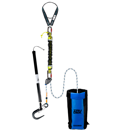 Kit de resgate para quedas com descensor D4 IRUDEK RK2 Kit de resgate