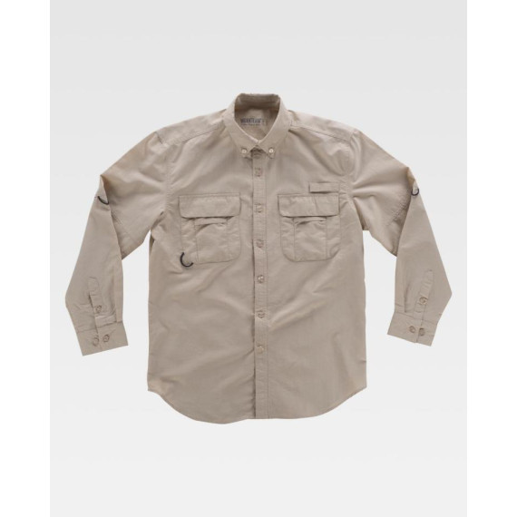 Camisa manga larga Sport tipo Safari WORKTEAM B8500