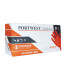 Luvas descartáveis coloridas em preto ou laranja HD contra vírus e microorganismos (pacote 100) PORTWEST A930